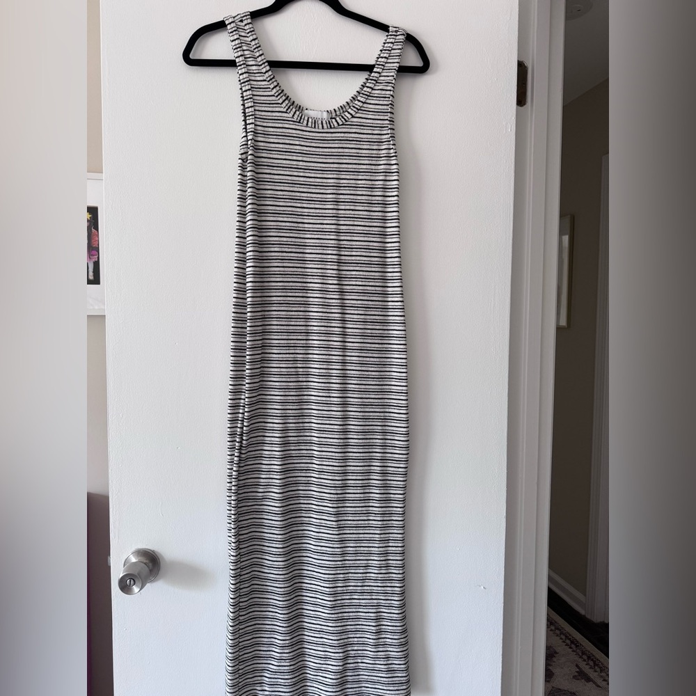 Stripped tank maxi dress